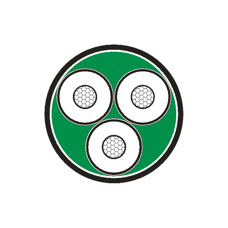 定格電圧 3.6/6kV -26/35kV 用の XLPE 絶縁電力ケーブル