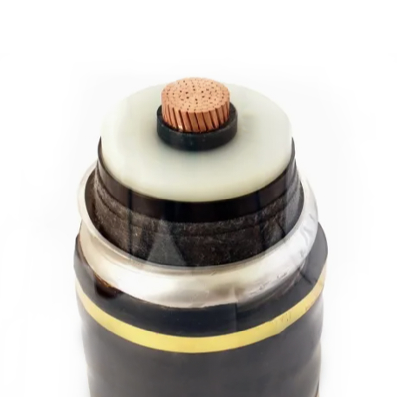 XLPE の絶縁ケーブルは 290/500kV の定格電圧のための波形を付けられたアルミニウム シース
