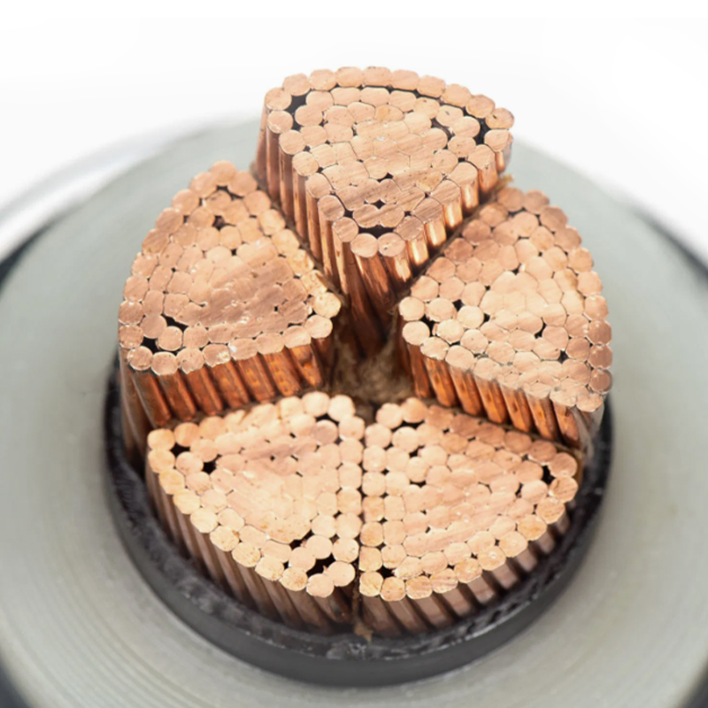 XLPE の絶縁ケーブルは 290/500kV の定格電圧のための波形を付けられたアルミニウム シース